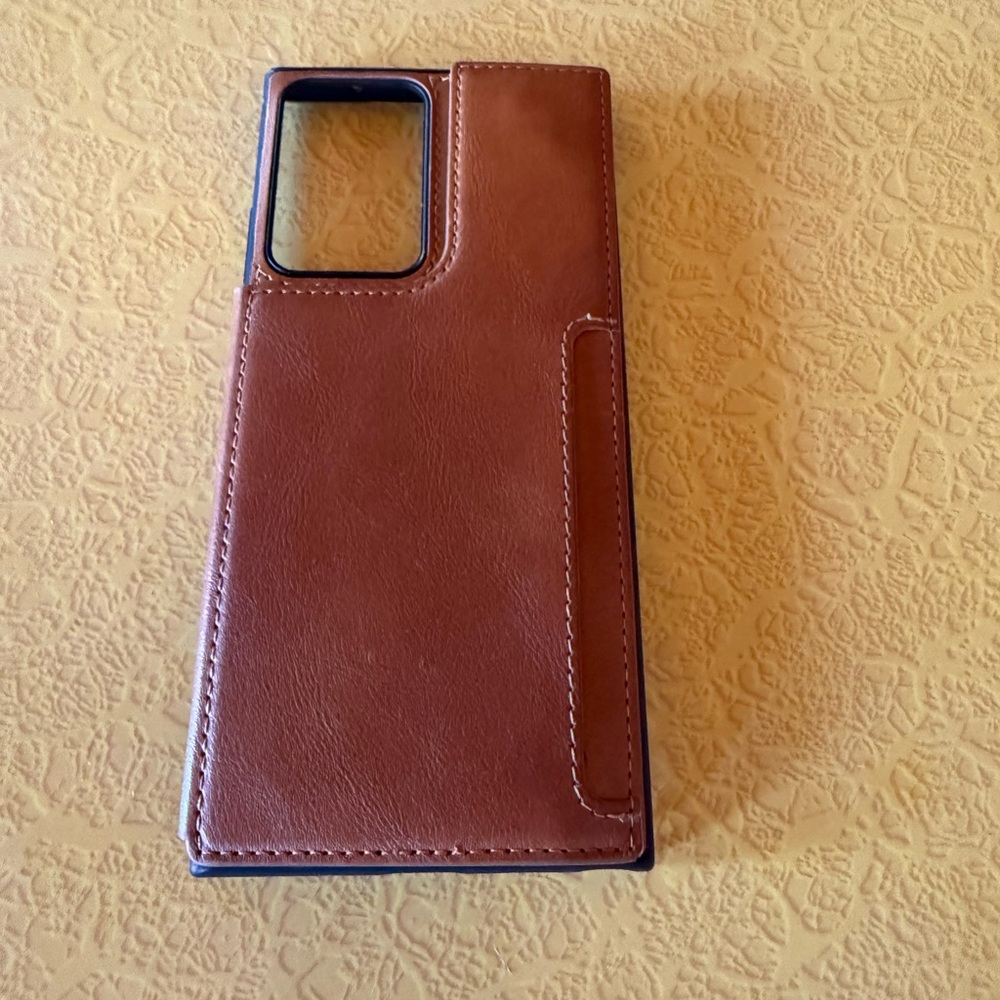 Samsung Note 20 ultra Brown Leather Phone Case